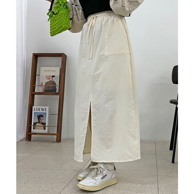 前スリット入りロングスカート レディース 春スカート | VIVID LADY | 詳細画像14 