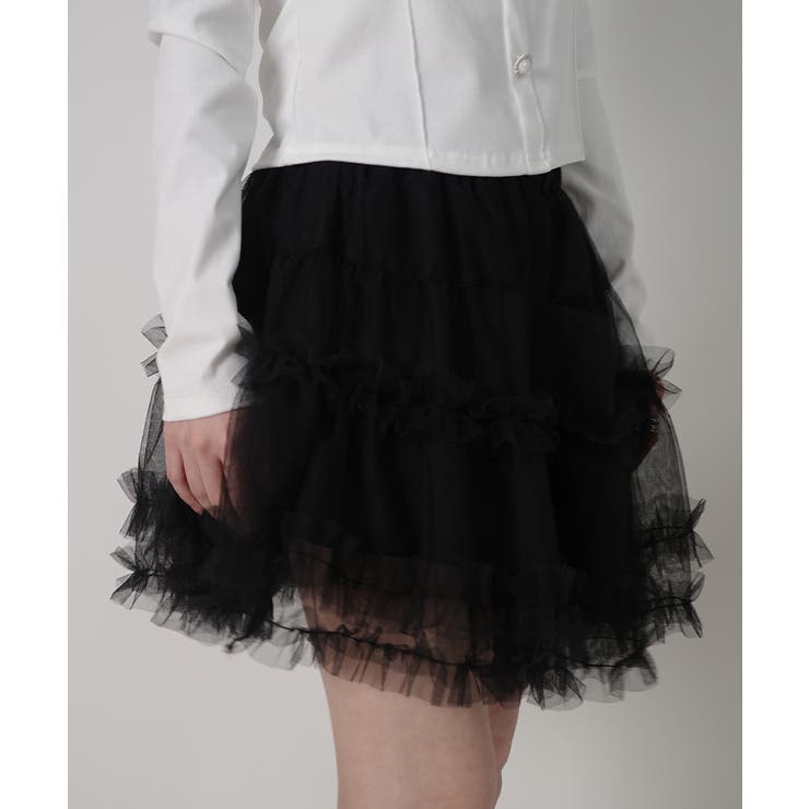 シアーティアード インナーパンツ付きミニスカート | VIVID LADY | 詳細画像8 