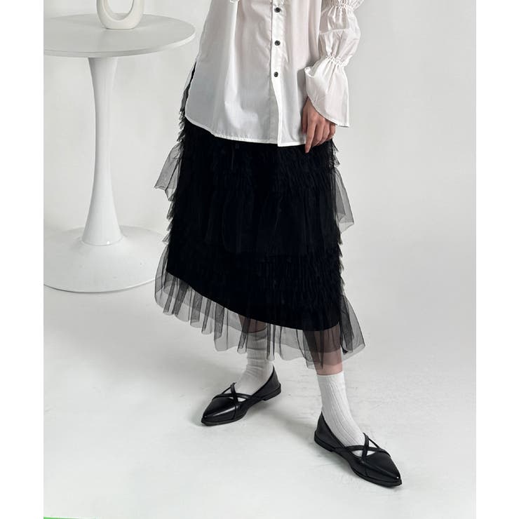 シアーティアード ミドルスカート | VIVID LADY | 詳細画像10 