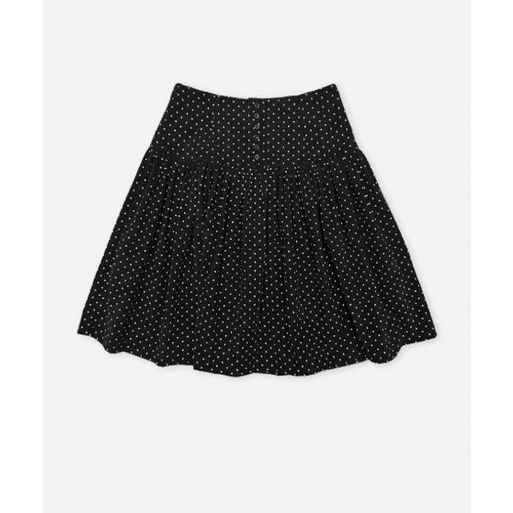 レトロ ドットコーデュロイ ミドルフレアスカート | VIVID LADY | 詳細画像17 