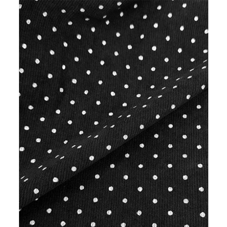 レトロ ドットコーデュロイ ミドルフレアスカート | VIVID LADY | 詳細画像21 