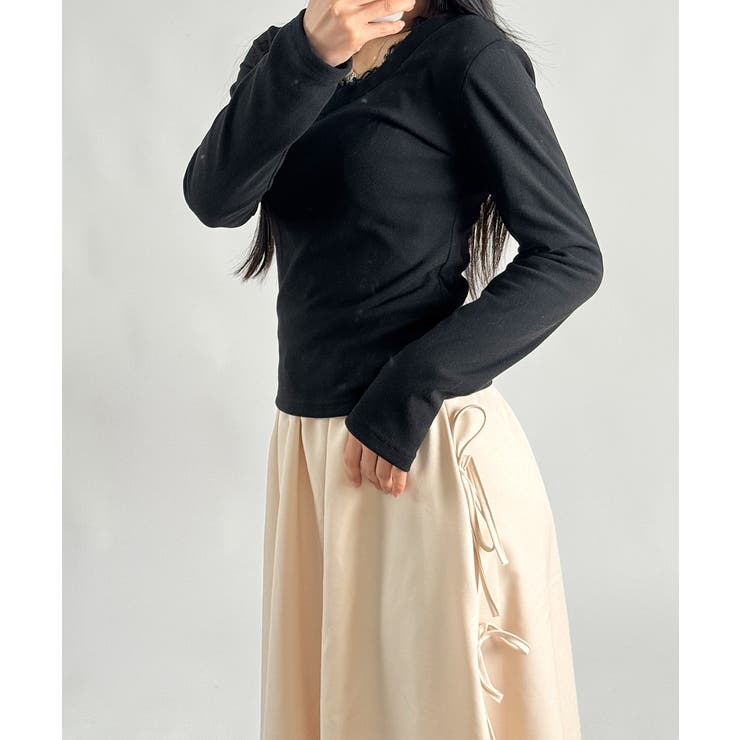 レース レイヤードリボンスカート | VIVID LADY | 詳細画像5 