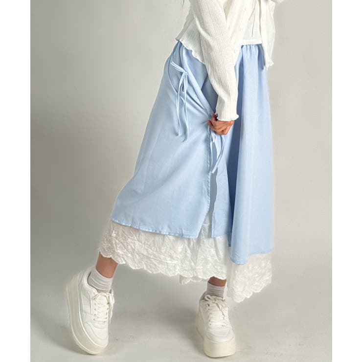 レース レイヤードリボンスカート | VIVID LADY | 詳細画像6 