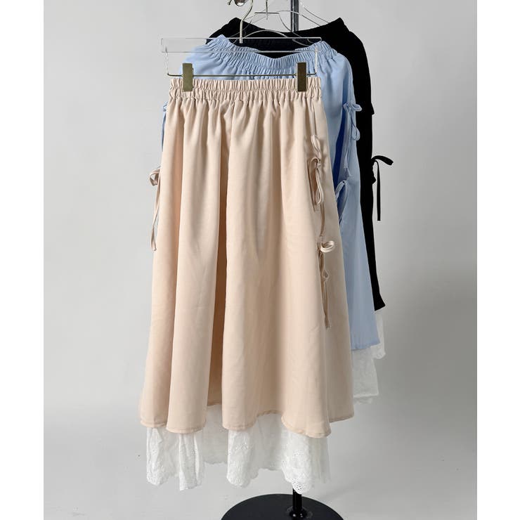 レース レイヤードリボンスカート | VIVID LADY | 詳細画像18 