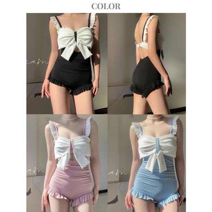 フリルリブリボン水着 モノキニ 夏 | VIVID LADY | 詳細画像9 