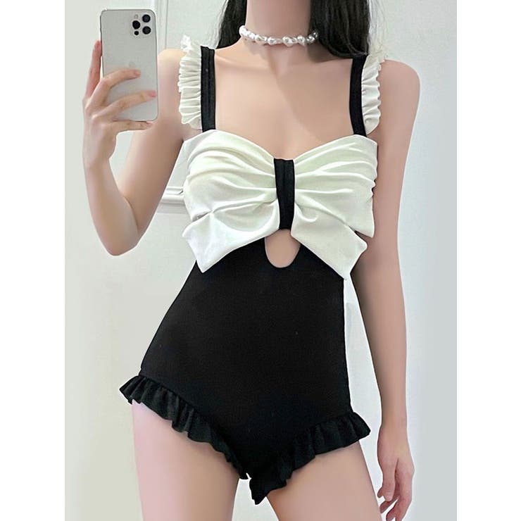 フリルリブリボン水着 モノキニ 夏 | VIVID LADY | 詳細画像2 