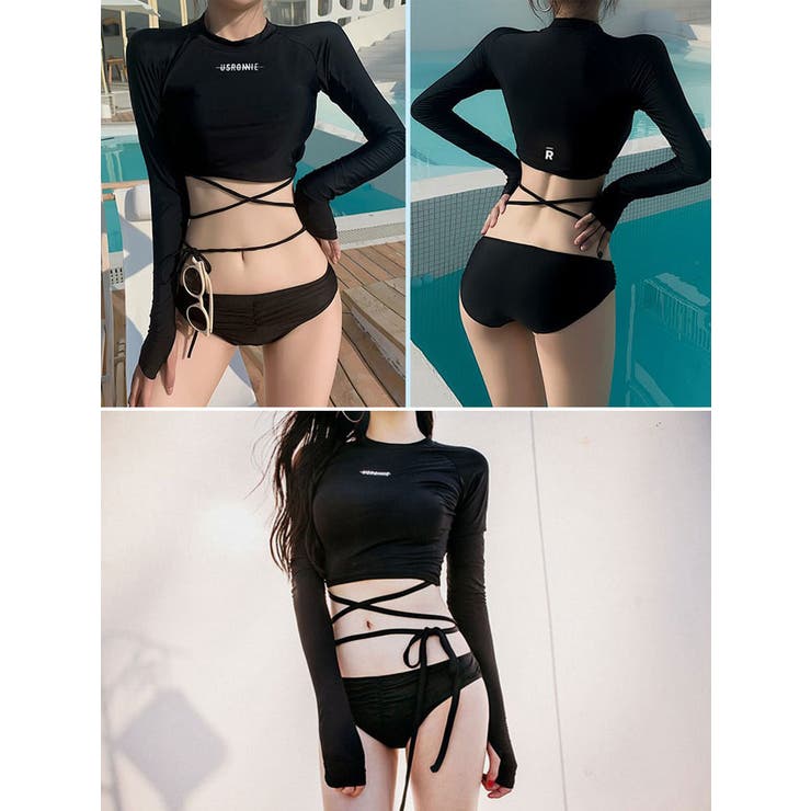 水着・ラッシュガード Her lip to Two Tone Frill Swimwear 水着・ラッシュガード Herlipto Two-Tone Frill Swimwear S Her