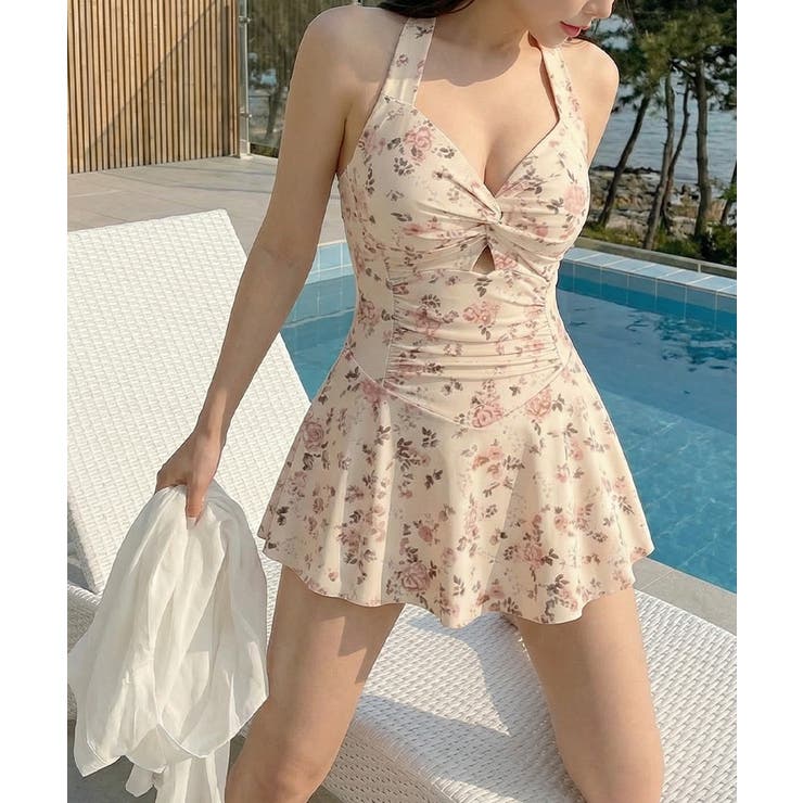 ホルターネックフレアワンピース水着 | VIVID LADY | 詳細画像3 