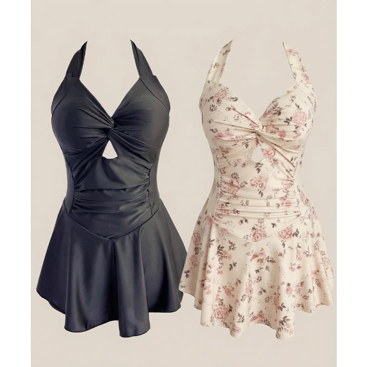 ホルターネックフレアワンピース水着 | VIVID LADY | 詳細画像11 