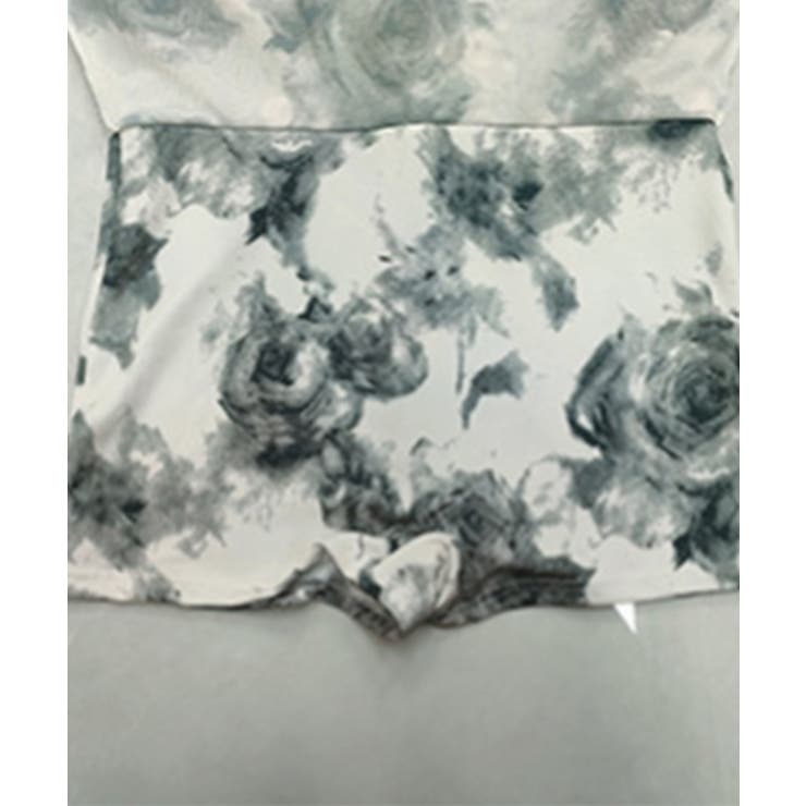 ローズ柄 ティアードフリルワンピース水着 | VIVID LADY | 詳細画像6 