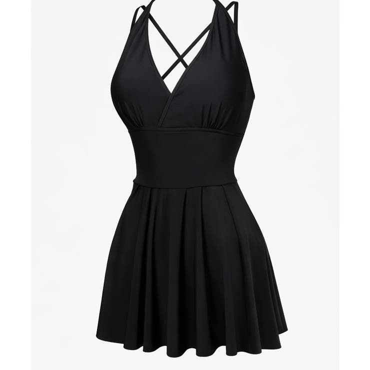 ホルターネックバックストラップフレアワンピース水着 | VIVID LADY | 詳細画像7 