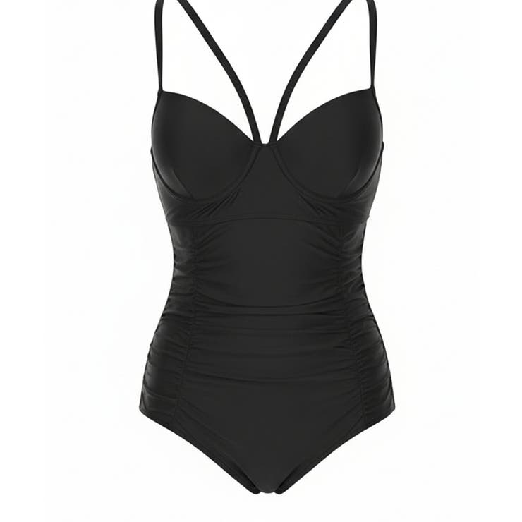 メッシュトップスｘシャーリングワンピース水着 2点セット | VIVID LADY | 詳細画像8 