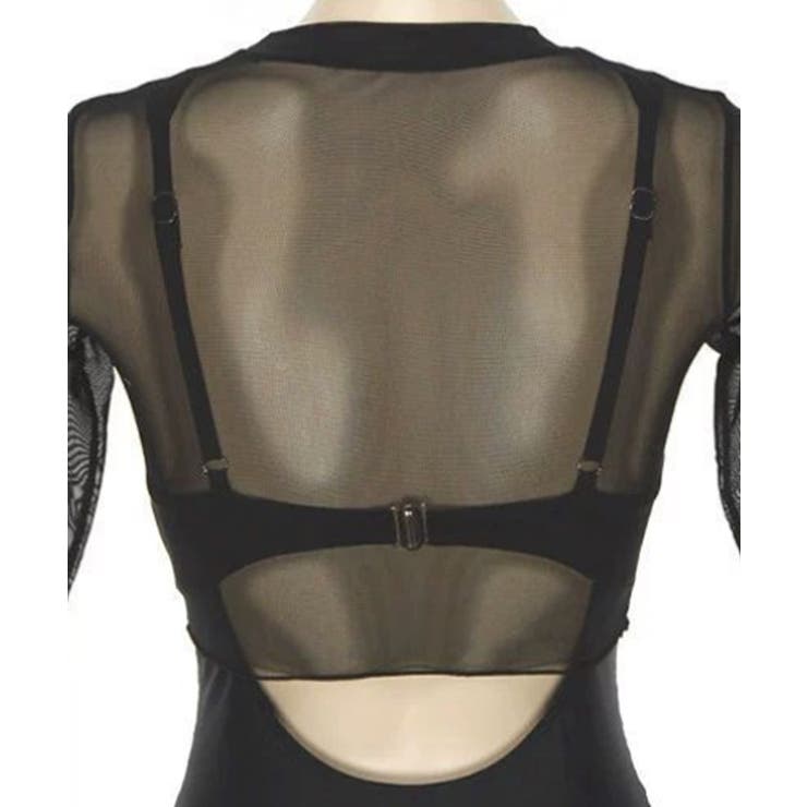 メッシュトップスｘシャーリングワンピース水着 2点セット | VIVID LADY | 詳細画像10 