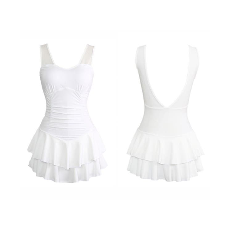 バックオープンティアードフリルワンピース水着 | VIVID LADY | 詳細画像10 