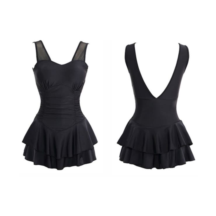 バックオープンティアードフリルワンピース水着 | VIVID LADY | 詳細画像11 