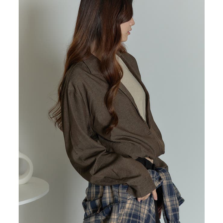 フェイクレイヤード クロップドトップス | VIVID LADY | 詳細画像12 