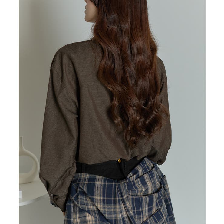 フェイクレイヤード クロップドトップス | VIVID LADY | 詳細画像13 