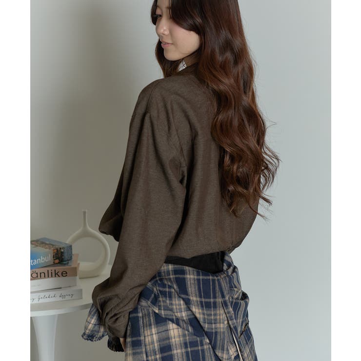 フェイクレイヤード クロップドトップス | VIVID LADY | 詳細画像14 