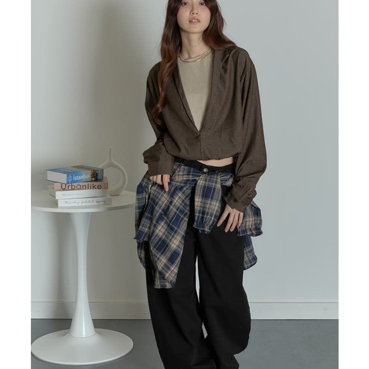 フェイクレイヤード クロップドトップス | VIVID LADY | 詳細画像17 