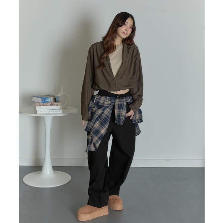 フェイクレイヤード クロップドトップス | VIVID LADY | 詳細画像18 