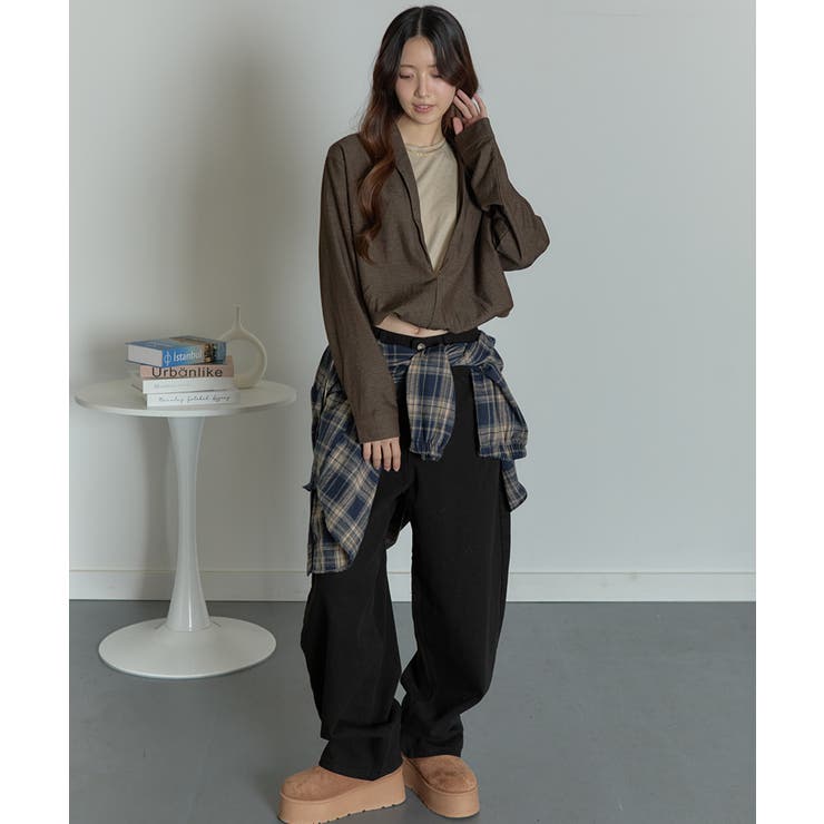 フェイクレイヤード クロップドトップス | VIVID LADY | 詳細画像21 