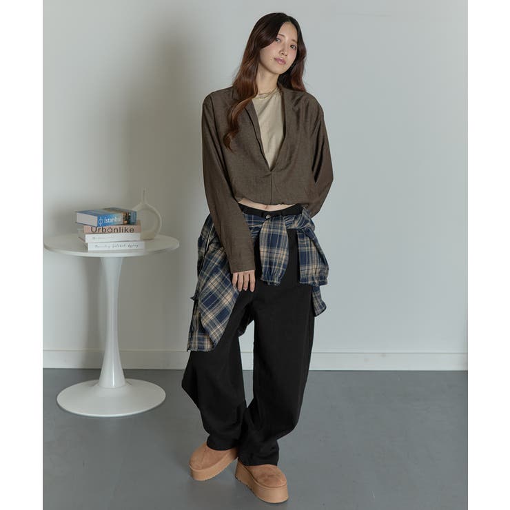 フェイクレイヤード クロップドトップス | VIVID LADY | 詳細画像22 