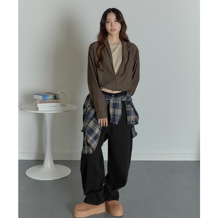 フェイクレイヤード クロップドトップス | VIVID LADY | 詳細画像23 