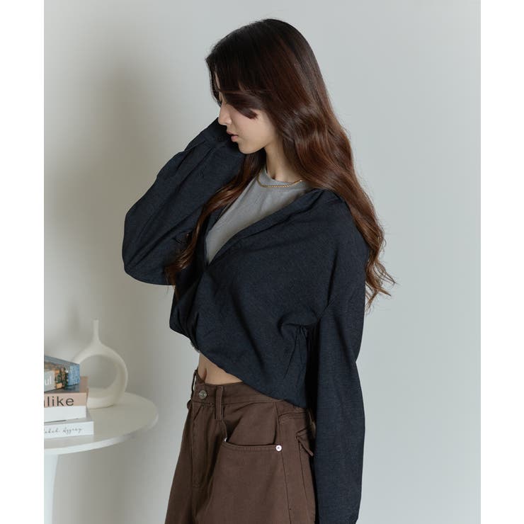 フェイクレイヤード クロップドトップス | VIVID LADY | 詳細画像25 