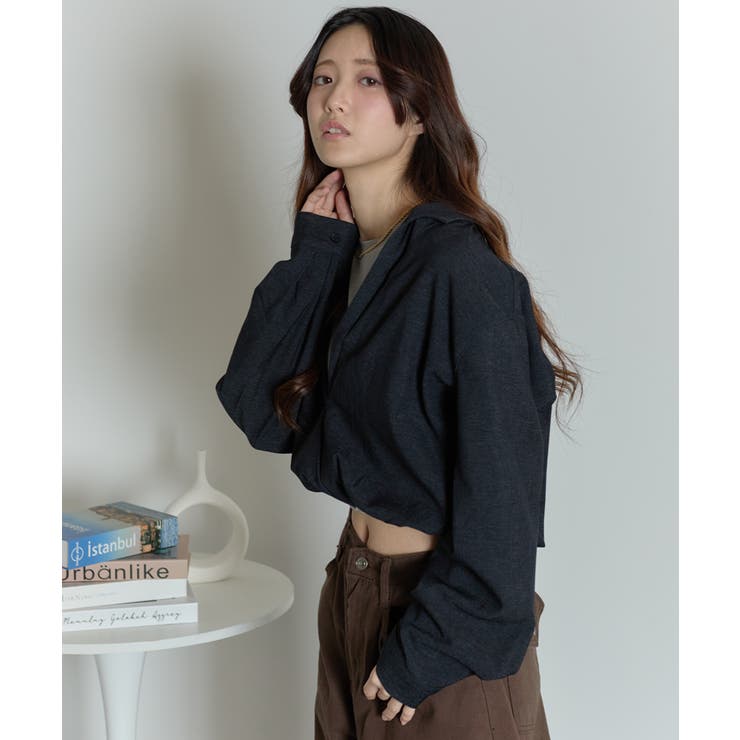 フェイクレイヤード クロップドトップス | VIVID LADY | 詳細画像26 