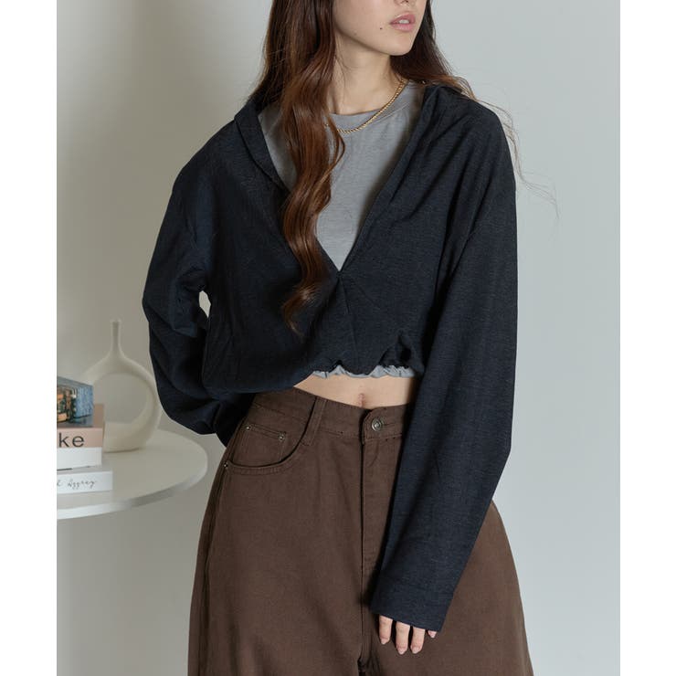 フェイクレイヤード クロップドトップス | VIVID LADY | 詳細画像29 