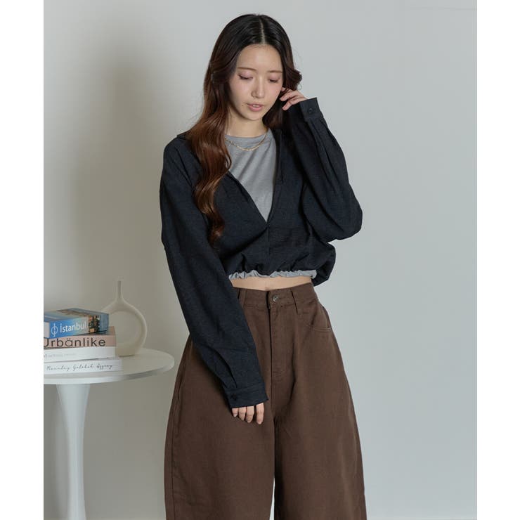 フェイクレイヤード クロップドトップス | VIVID LADY | 詳細画像34 