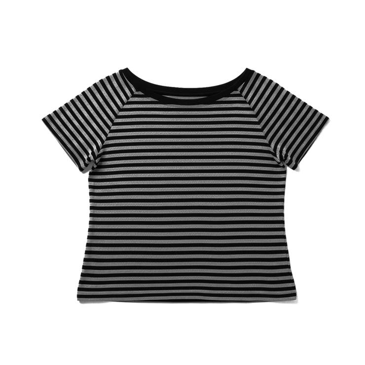 ボーダー ボートネック ラグランTシャツ | VIVID LADY | 詳細画像14 