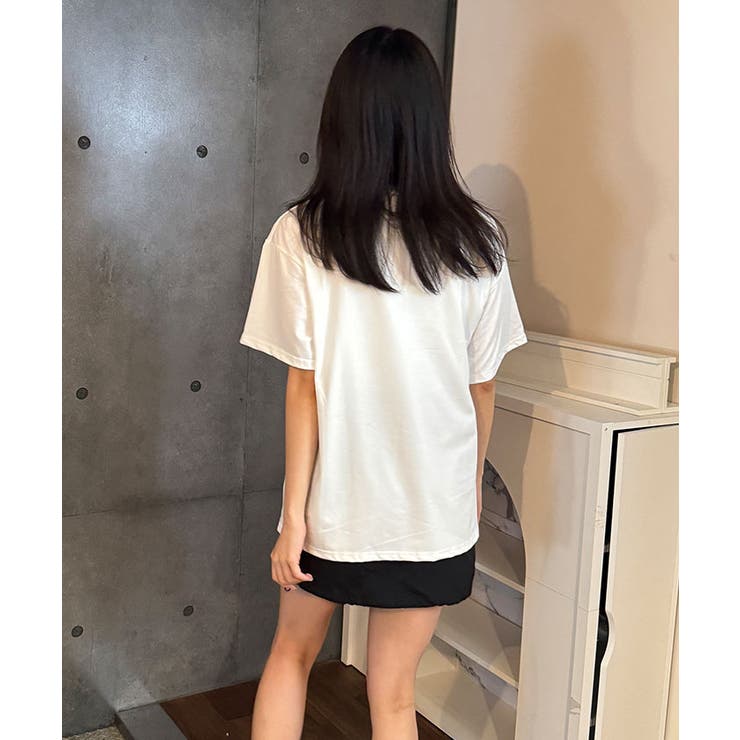 ロゴプリント半袖Tシャツ レディース 夏tシャツ | VIVID LADY | 詳細画像4 