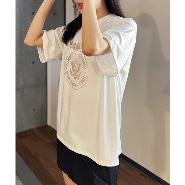 ロゴプリント半袖Tシャツ レディース 夏tシャツ | VIVID LADY | 詳細画像3 