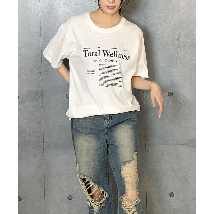 ロゴプリント半袖Tシャツ レディース 夏tシャツ | VIVID LADY | 詳細画像11 