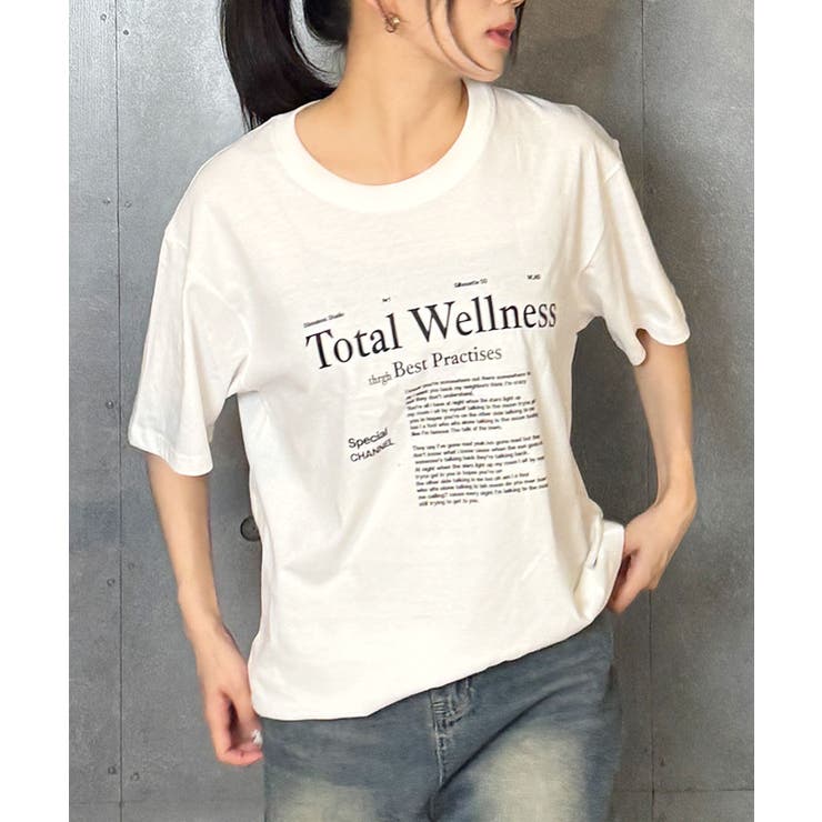 ロゴプリント半袖Tシャツ レディース 夏tシャツ | VIVID LADY | 詳細画像13 