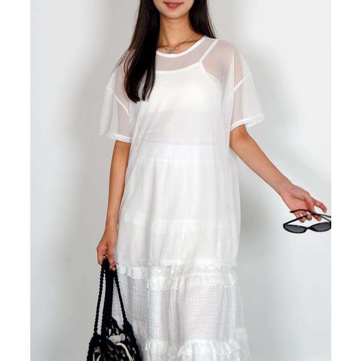 シアー半袖Tシャツ レディース 夏tシャツ | VIVID LADY | 詳細画像9 