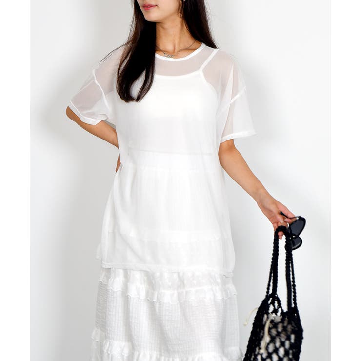 シアー半袖Tシャツ レディース 夏tシャツ | VIVID LADY | 詳細画像11 
