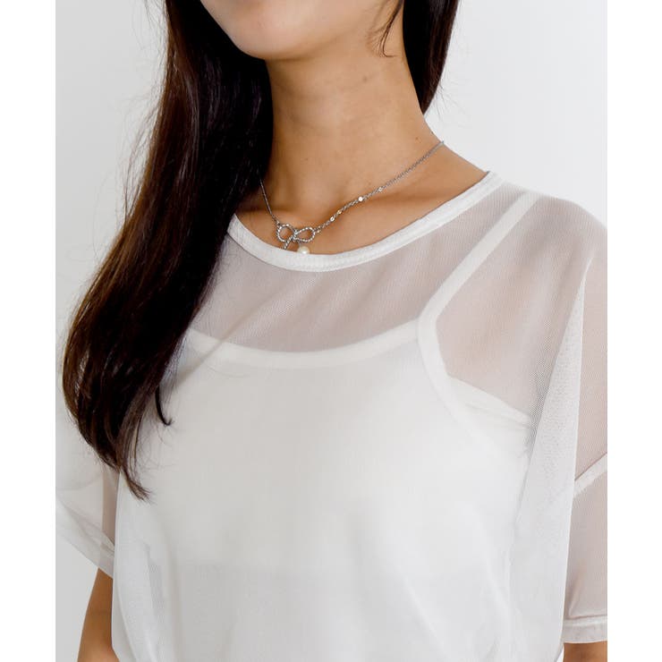 シアー半袖Tシャツ レディース 夏tシャツ | VIVID LADY | 詳細画像5 
