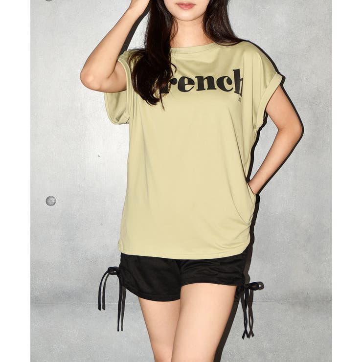 ロゴ半袖Tシャツ レディース クールネック | VIVID LADY | 詳細画像17 