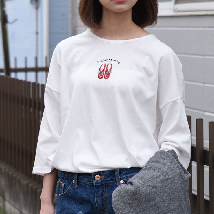 サンデー七分袖tシャツ カットソー 七分袖 品番 Kh Vivid Lady ビビッドレディー のレディース ファッション通販 Shoplist ショップリスト