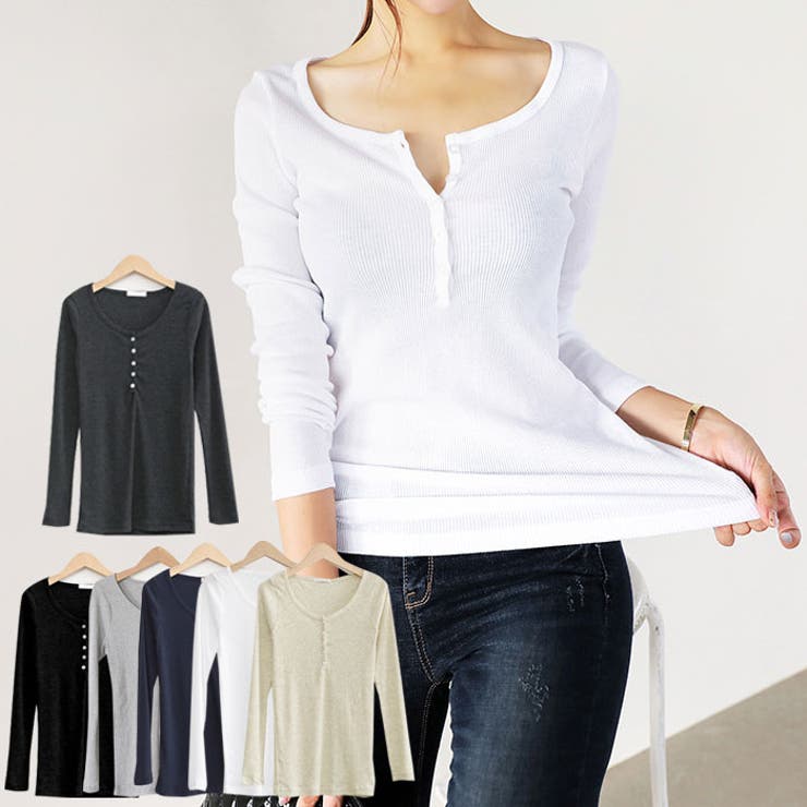 ラウンドボタンtシャツ レディース 無地 品番 Kh Vivid Lady ビビッドレディー のレディース ファッション通販 Shoplist ショップリスト