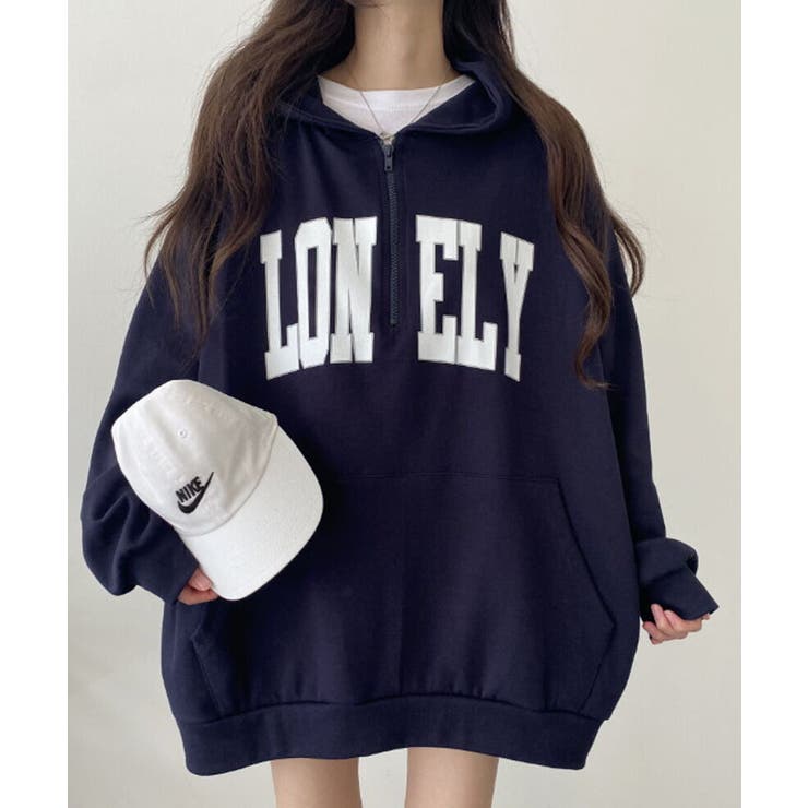 オーバーサイズ ジップパーカー レディース[品番：KH000015038]｜VIVID LADY（ビビッドレディー）のレディースファッション 通販｜SHOPLIST（ショップリスト）