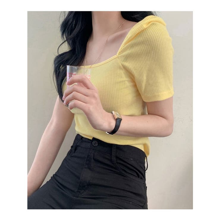 トップス YANYAN ROMY MICROSTRIPE MINI DORESS レディース アディカラースリーストライプス ピンストライプ半袖T