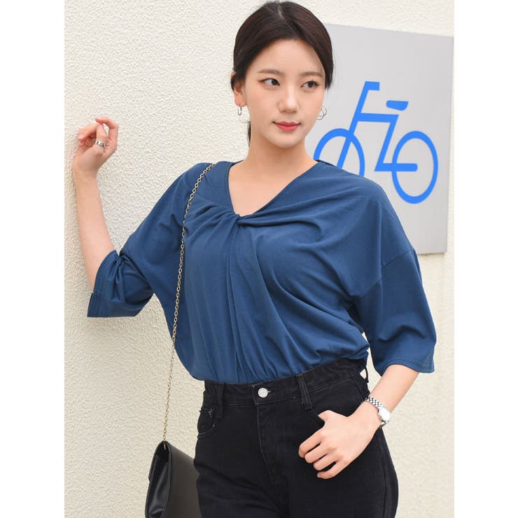 トップス レディース vネックtシャツ | VIVID LADY | 詳細画像9 