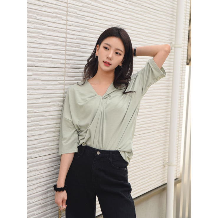 トップス レディース vネックtシャツ | VIVID LADY | 詳細画像15 