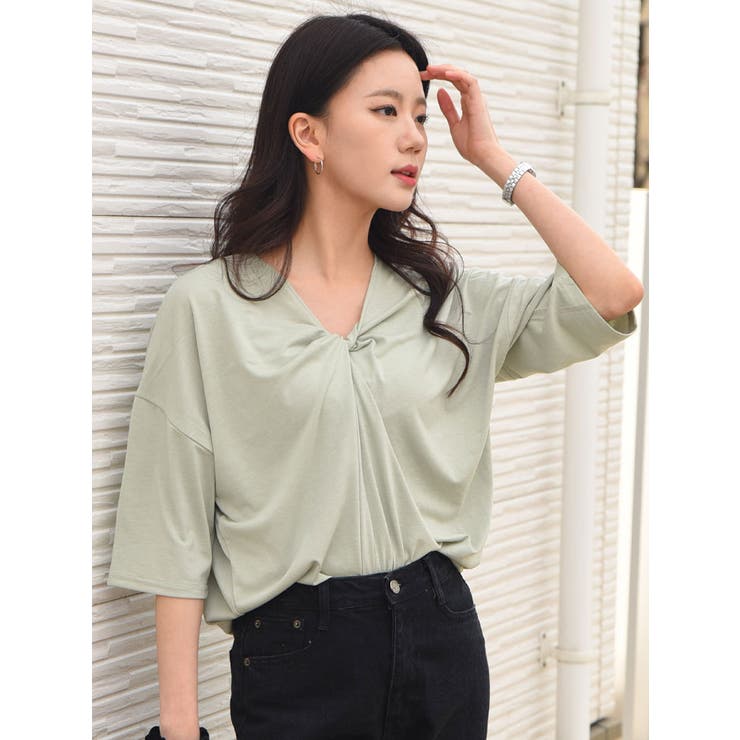 トップス レディース vネックtシャツ | VIVID LADY | 詳細画像16 