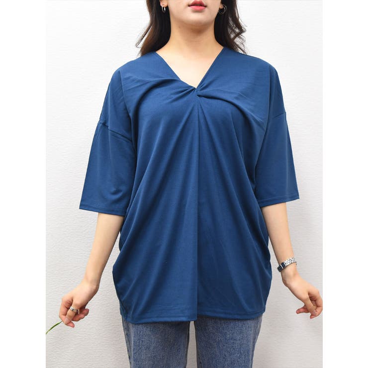 トップス レディース vネックtシャツ | VIVID LADY | 詳細画像2 