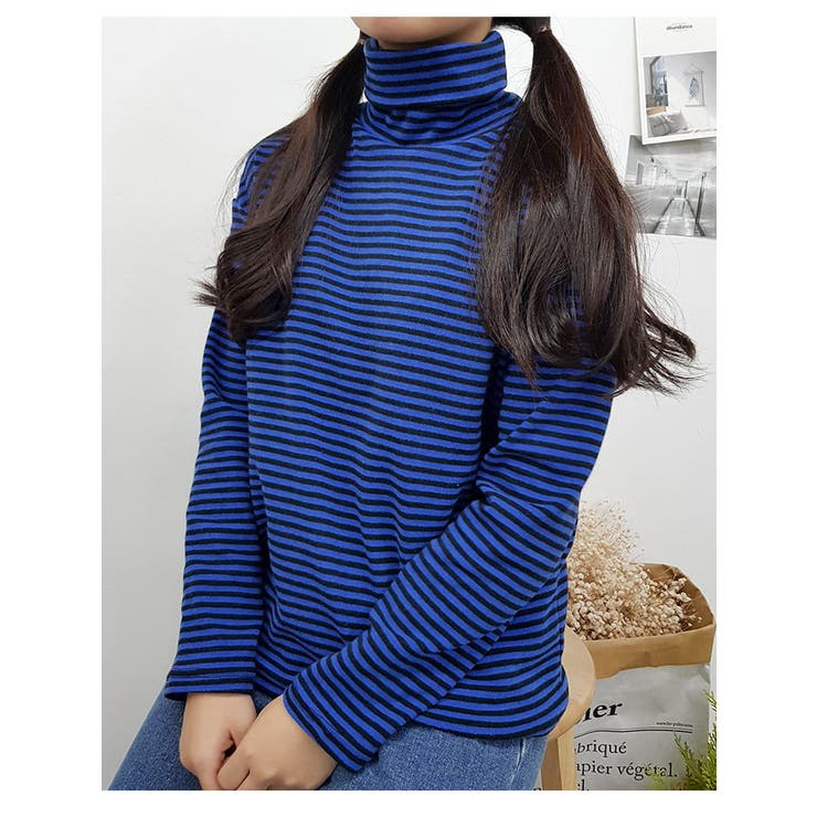 ハイネックtシャツ レディース ボーダー柄 品番 Kh Vivid Lady ビビッドレディー のレディース ファッション通販 Shoplist ショップリスト