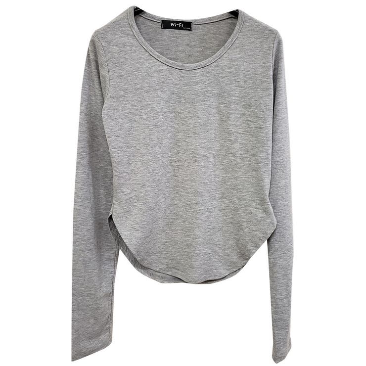 春 Uネックスリムtシャツ 長袖トップス 品番 Kh Vivid Lady ビビッドレディー のレディース ファッション通販 Shoplist ショップリスト